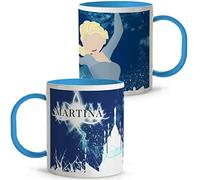 LolaPix Taza Tazas Personalizadas con Nombre. Plásticas Infantiles. Originales para Regalar. Disney Varios Diseños y Colores. FROZEN