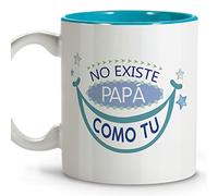 LolaPix Tazas para Papá. Taza Te Quiero Papá. Tazas Desayuno Originales. Taza Cerámica 330 ml. Regalos con Frases. Papá ninguno