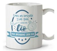 LolaPix Tazas personalizadas. Tazas originales para regalar. Regalo tío. Regalo para tío. Taza cerámica 330 ml.