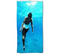 LolaPix Toalla Microfibra Grande. Toallas Personalizadas con Foto y Nombre. Toalla Gimnasio. Toallas Playa Grandes. Superabsorbente y antibacteriana. Varios tamaños. 90x180 cm Premium