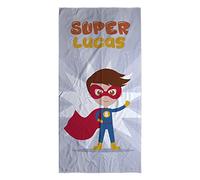 LolaPix Toalla Personalizada con Nombre. Toalla Niño. Toalla Playa. Toalla Piscina/Piscina. Algodón y Microfibra. Regalos Originales. Varios Tamaños. Dino Cocodrilo Infantil. Super NIÑO