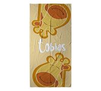 LolaPix Toalla Personalizada con Nombre. Toallas Playa Originales. Toalla Playa. Toalla Piscina/Piscina. Algodón y Microfibra. Regalos Originales. Varios Tamaños. Jirafa Amiga