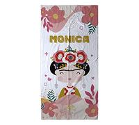 LolaPix Toalla Personalizada Playa Infantil. Toalla Playa Niña. Toallas Personalizadas con Nombre. Varios Tamaños. Frida