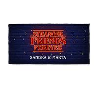 LolaPix Toalla Personalizada Playa. Toalla Playa Niña. Toallas Personalizadas con Nombre. Varios Tamaños. Stranger Forever