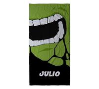 LolaPix Toalla Playa Superhéroes Personalizada con Nombre. Toalla Infantil niño niña. Regalo Original. Varios Diseños y Tamaños. Verde
