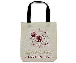 LolaPix Tote bag personalizado. Bolsa de Tela Personalizada. Tote bag. Regalos Frikis. 36 x 39 cm. Varios diseños. Bolsa Greta. GRYFFINDOR