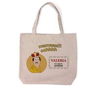 LolaPix Tote Bag Tela. Bolsa de tela. Regalos Originales Dia de La Madre. Bolso Personalizado. 40 x 40 cm. Varios diseños. Bolsa Cindy. My Queen
