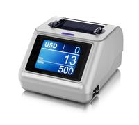LOLARAN - Impresora térmica para contador de dinero, denominación mixta, visualización TFT, enchufe RJ-11, tasa de baudios 9600, impresora y monitor externo 2 en 1, adecuada para papel térmico de 58
