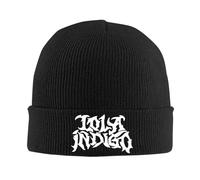 Lolas Indigos Merch Gorro Cálido y Holgado para Unisex Sombrero de Punto de Calavera Gorro de Punto