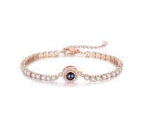 LoLaTide Pulseras con Foto Personalizadas, Pulseras de Pareja con Proyección de Imagen, Que Contienen Foto, Adecuadas para Regalos Conmemorativos Personalizados para Mayores, Amigos y Parejas