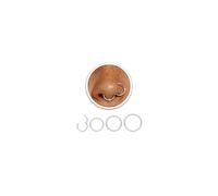 LOLIAS Acero Quirúrgico Piercings Nariz Titanio Septum Piercing Oro 20G Segmento Anillo Piercing Nariz Aro Labio Anillos Cartílago Concha Helix Pendientes para Mujeres Hombres 6MM/8MM/10MM/12MM