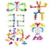 Lolileo Juego de Ventosas para Niños,24PCS Juguetes de Baño para Niños, Juguetes Sensoriales Interactivos con Ventosas, Juguetes para Niños Y Niñas 3 - 10 Juguetes de Descompresión Turística