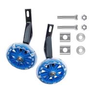 Lolileo Ruedas de Soporte,Accesorios para Bicicletas de Entrenamiento Infantil,Ruedas Silenciosas Asistidas por Iluminación de 14 Pulgadas para Niños Y Niñas de 5 a 7 Años(Azul)
