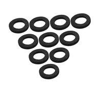 LOLIPPYY 10 piezas Almohadillas de Fieltro para Trompeta Accesorios Cojines Protectores de Teclas Negros Duraderos y Suaves para Prolongar Vida Útil