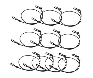 LOLIPPYY 10 Piezas Cables de Seguridad para Luces Cable con Capacidad de Carga para Iluminación Profesional y Equipos