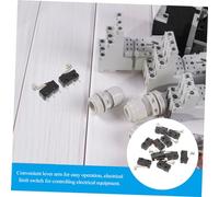 LOLIPPYY 10 piezas Interruptor de Límite con Palanca Metálica Microinterruptor Normalmente Abierto para Electrodomésticos Resistente y Duradero Control para Sistemas Eléctricos