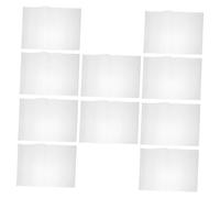 LOLIPPYY 10 Piezas Pack de Fundas Protectoras Transparentes para Libros Cubiertas Resistentes y Ligeras para Preservación de Libros Escolares Lectura Fáciles de Limpiar y Reutilizables