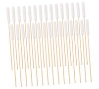 LOLIPPYY 100 Piezas Bastoncillos de Algodón Largos para Limpieza de Orejas de Mascotas Cabeza Grande Suave para Eliminar Cerumen Perros y Gatos con Mango de Madera Unidades para Cuidado