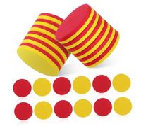 LOLIPPYY 100 Piezas Contadores Matemáticos de Espuma EVA Resistente Bicolor para Juguete Educativo de Cálculo