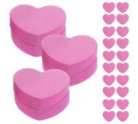 LOLIPPYY 100 piezas Uñas Esponja Doble Cara para Manicura Pedicura Bloque Pulidor Esponjoso Resistente para Uñas Naturales y Postizas y Lavable Color Rosa