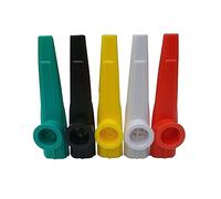 LOLIPPYY 10piezas Kazoo Colorido De Plástico Instrumento Musical Fiestas y Actividades Educativas Incluye De Colores Surtidos Al Azar