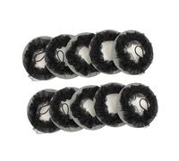 LOLIPPYY 10piezas Unidades De Cabello Elástica Para Moños Ballet Invisible y Transpirable Accesorio Femenino Para Recoger Cabello Actividades Diarias y Danza