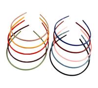 LOLIPPYY 12 piezas Diademas Finas Antideslizantes con Dientes para Mujer Diademas Coloridas y Ligeras para Uso Diario y Fiestas Accesorios de Pelo para Adultos Colores Color Aleatorio