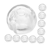 LOLIPPYY 12 Piezas Topes Transparentes para Cadena de Cuentas de Persianas Verticales Accesorios de Sujeción Diseño Claro para Estabilidad y Seguridad Cortinas Compatible con Cadena