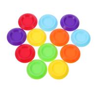 LOLIPPYY 12 Platos Comederos para Cucarachas E Insectos Pequeños, Cuencos Redondos de 3,4 Cm de Plástico Resistente, Recipientes para Almacenar Alimentos y Agua en Color Aleatorio