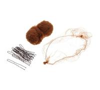 LOLIPPYY 1juego Redecillas De Moño Para Danza De Unidades Borde Elástico Invisible Para Bailarinas y Azafatas Accesorios De Cabello Desechables Para Peinados Elegantes y Prácticos