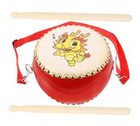 LOLIPPYY 1juego Tambor Infantil De Diseño De Dragón Instrumento Musical Educativo Para Juguete De Percusión Baquetas y Correa