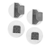 LOLIPPYY 2 Juegos Conectores Retráctiles para Puerta Infantil Herrajes Plásticos para Valla de Interior Accesorios de Montaje Seguros y Fáciles de Instalar para Protección Infantil