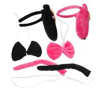 LOLIPPYY 2 Juegos Halloween Horse Costume Set Animal Headband Tail Bowtie Party Accessories For Animal Cosplay Classroom Performance Carnival And Birthday Celebration