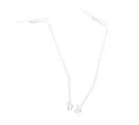 LOLIPPYY 2 Juegos Soporte para Cuna de Niña con Varillas Estructura Desmontable para Mosquitera Fácil Instalación y Limpieza Accesorio Resistente para Cuna Infantil
