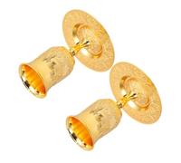 LOLIPPYY 2 Juegos Vintage Judaica Wine Chalice with Tray Ergonomic Embossed Goblets For Shabbat Havdalah Religious Ceremonies and Jewish