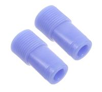 LOLIPPYY 2 Piezas Cabezal Roscado Adaptador Mango para Recambio y Reparación Compatible con Varillas Metálicas para Mopas Escobas y Cepillos