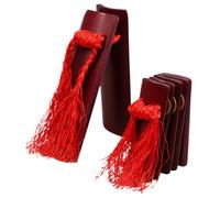 LOLIPPYY 2 Piezas Clappers Allegro Kuaiban Chinos para Instrumento de Percusión de Bambú Seguro y Duradero para Expresión y Creatividad Infantil