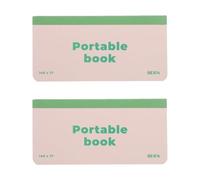 LOLIPPYY 2 Piezas Cuaderno Pequeño Agenda Semanal Portátil con Páginas Cuaderno Compacto para Planificación de Tareas y Citas Libreta de Bolsillo para Trabajo Escuela y Vuelta al Cole