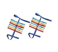 LOLIPPYY 2 piezas Cuerda de Seguridad para Caminar Preescolar con Asas Antideslizantes para Excursiones y Guarderías Cuerda Antipérdida para Paseo Seguro y Control Fácil