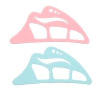 LOLIPPYY 2 piezas Herramienta Auxiliar de Maquillaje de Ojos Plantilla de Silicona para Delineado Wing y Cat Eye Guía Práctica para Precisión Profesional y Sombras