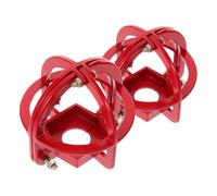 LOLIPPYY 2 Piezas Protector de Cabezal para Aspersores contra Incendios Jaula Protectora Roja Resistente para Rociadores de Techo Antisalpicaduras para Adecuada para Jardines y Oficinas