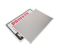 LOLIPPYY 2 Piezas Señales Metálicas Impermeables Propiedad Privada Prohibido Entrar para Seguridad y Advertencia para Jardines Almacenes y Fincas con Impresión Clara y Fácil Instalación