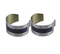 LOLIPPYY 2 Piezas Termómetro de Pulsera para Vino Inoxidable Pantalla Digital Clara Reutilizable sin Batería Diseño Flexible y Portátil para Botella de Vino Herramienta Precisa