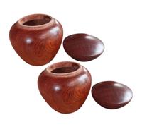 LOLIPPYY 2 Piezas Urnas Pequeñas para Cenizas de Madera Premium Mini Urnas Selladas para Cenizas Humanas y Mascotas Compacta y Ligera para Recuerdo Duradero