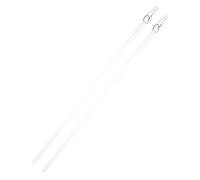 LOLIPPYY 2 Piezas Varillas de Acrílico para Cortinas con Gancho Barra Manual de Tracción para Persianas y Visillos Control Preciso y Silencioso de Luz y Privacidad