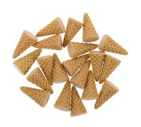 LOLIPPYY 20 Adornos Miniatura de Resina Diseño de Cono de Helado Natural Accesorios para Manualidades DIY Decoraciones para Horquillas y Fundas de Teléfono Pack de 20 Piezas