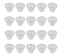 LOLIPPYY 20 Cubiertas Antipolvo para Brocas de Uñas Protectores de Polvo para Taladro de Uñas Tapas para Cabezales de Pulido Accesorios para Manicura en Salón y Uso Doméstico