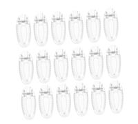 LOLIPPYY 20 Piezas Clips de Cabello Infantiles Transparentes Pinzas de con Dientes Interiores para Niñas y Bebés Agarre Seguro Accesorios para Peinar