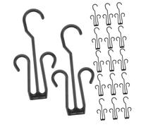 LOLIPPYY 20 Piezas Organizador de Zapatos Colgante Ganchos Dobles para Almacenamiento Seguro y Exhibición Hogar o Tienda Diseño Estable y Práctico para Tipo de Calzado