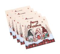 LOLIPPYY 20 Piezas Servilletas Navideñas Desechables Unidades con Diseño de Duendes y Cuadros para Fiestas y Cenas Absorventes y Decorativas para Familiar